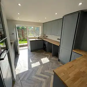 new kitchen open back door